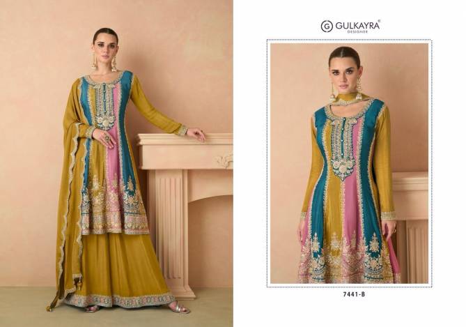Izhar 7441 Colors By Gulkayra Real Chinon Wedding Salwar Suits Wholesale Clothing Suppliers In India